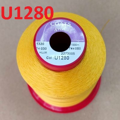 конци за кожа GRAL Tkt30x1000м жълт U1280